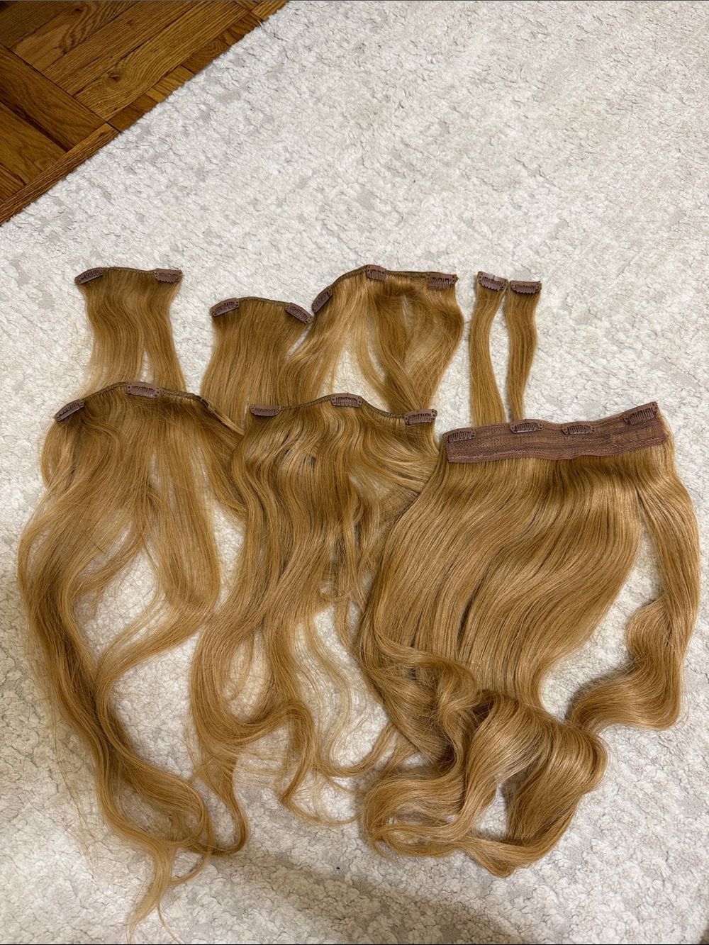Light Golden Brown Clip-In Hair Extensions - Irresistible Me